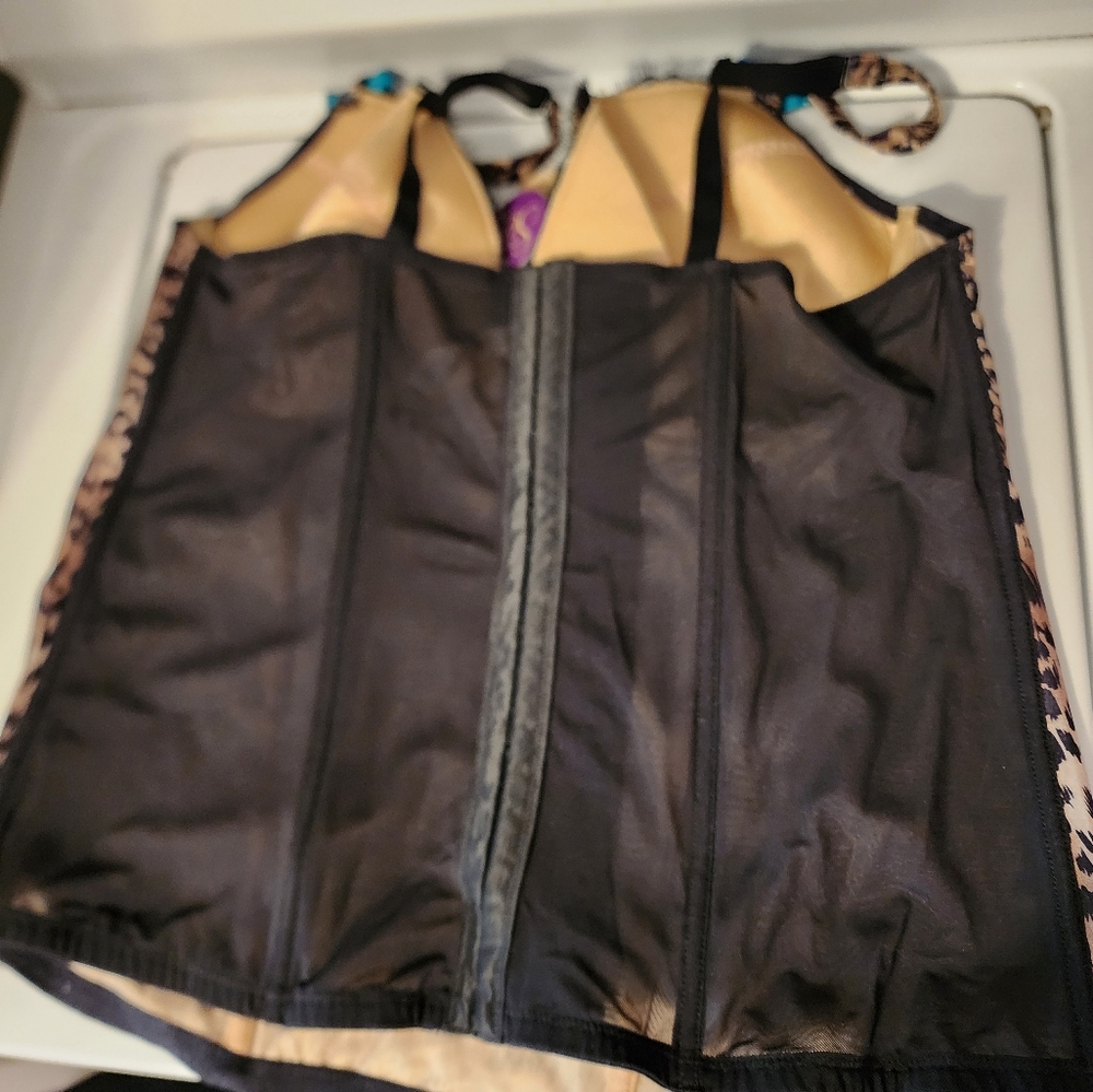 Lane Bryant sexy leopard corset 22/24 - Picture 2 of 4